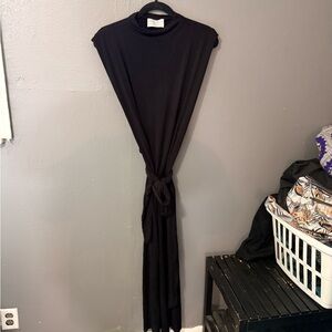Modern Citizen Black Knit Mock Neck Sleeveless Dress XL